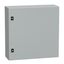 Spacial CRN plain door with mount.plate. H600xW600xD200 IP66 IK10 RAL7035 thumbnail 1