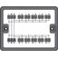 Distribution box Single-phase current (230 V) 1 input black thumbnail 2