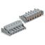 1-conductor female connector push-button Push-in CAGE CLAMP® gray thumbnail 3