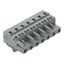 1-conductor female connector CAGE CLAMP® 2.5 mm² gray thumbnail 1