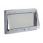 Plastic window with hinged transparent cover, L78xW180mm. thumbnail 3