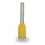 Ferrule Sleeve for 0.25 mm² / AWG 24 insulated yellow thumbnail 2