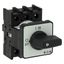 On-Off switch, P1, 40 A, flush mounting, 3 pole, with black thumb grip and front plate thumbnail 33