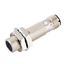 Proximity sensor, inductive, nickel-brass, short body, M12, shielded, thumbnail 1