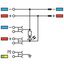 4-conductor sensor supply terminal block LED (green) with ground conta thumbnail 4