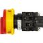 Main switch, T0, 20 A, flush mounting, 2 contact unit(s), 3 pole, 1 N/O, Emergency switching off function, With red rotary handle and yellow locking r thumbnail 8