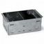 Metal flush-mounting box for installation in concrete floor - 2 x 4 ( 8 Modules ) modules, Legrand thumbnail 1