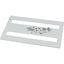 Front cover, +mounting kit, for FAZ, vertical, HxW=200x800mm, grey thumbnail 4