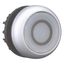 Illuminated pushbutton actuator, RMQ-Titan, Flush, maintained, White, inscribed 0, Bezel: titanium thumbnail 13