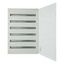 Complete surface-mounted flat distribution board, white, 33 SU per row, 6 rows, type C thumbnail 8