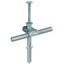 Conductor holder DEHNQUICK St/tZn with nail dowel 8x80mm für Rd 6-10mm thumbnail 1