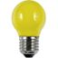 LED E27 Fila Ball G45x75 230V 1W AC Yellow Non-Dim thumbnail 2