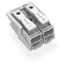 Lighting connector push-button, external without ground contact white thumbnail 1