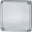 Cap, transparent smoky gray, HxWxD=375x375x100mm thumbnail 4