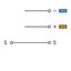 3-conductor sensor terminal block with colored conductor entries 2.5 m thumbnail 3