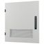 Door to switchgear area, ventilated, right, IP30, HxW=600x1100mm, grey thumbnail 2