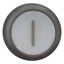Illuminated pushbutton actuator, RMQ-Titan, Flush, maintained, White, inscribed 1, Bezel: black thumbnail 3