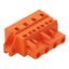 1-conductor female connector CAGE CLAMP® 2.5 mm² orange thumbnail 1