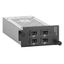 Media interface module, 10-Gigabit Ethernet, 4x 10GBaseSFP+ slot thumbnail 2