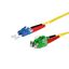 OpDAT patch cord LC-D/E2000-D APC OS2, 5.0 m thumbnail 3