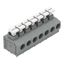 PCB terminal block push-button 1.5 mm² gray thumbnail 1