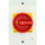 Main switch, P1, 32 A, surface mounting, 3 pole, Emergency switching off function, With red rotary handle and yellow locking ring, Lockable in the 0 ( thumbnail 4
