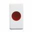 SINGLE INDICATOR LAMP - 12/24/250V - RED - 1 MODULE - SYSTEM WHITE thumbnail 2