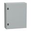 Spacial CRN plain door with mount.plate. H600xW500xD200 IP66 IK10 RAL7035.. thumbnail 1