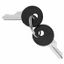 SET OF 2 KEYS FOR COMMAND DEVICES - PUSH-BUTTONS thumbnail 2
