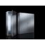 Free-standing enclosure system, 1200x2000x500 mm, Stainless Steel,mounting plate thumbnail 2