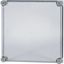 Cap, transparent smoky gray, HxWxD=375x375x50mm thumbnail 3