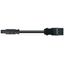 pre-assembled adapter cable Cca Socket/plug MIDI black thumbnail 1