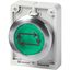 Illuminated pushbutton actuator, RMQ-Titan, Flat, momentary, green, inscribed, Metal bezel thumbnail 3