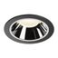 NUMINOS® DL XL, Indoor LED recessed ceiling light black/chrome 4000K 55° thumbnail 2