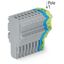 1-conductor female connector Push-in CAGE CLAMP® 1.5 mm² gray/blue/gre thumbnail 2