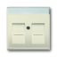 1800-82 CoverPlates (partly incl. Insert) future®, solo®; carat®; Busch-dynasty® ivory white thumbnail 1