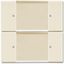 6736/01-82 CoverPlates (partly incl. Insert) Remote control ivory white thumbnail 1