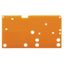 End plate snap-fit type 1.5 mm thick orange thumbnail 1