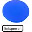 Button plate, flat blue, RELEASE thumbnail 3