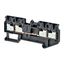 Multi conductor feed-through DIN rail terminal block with 4 push-in pl thumbnail 3