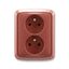 5583A-C02357 N Double socket outlet with earthing pins, shuttered, with turned upper cavity, with surge protection thumbnail 39