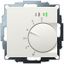 UP room controller, RAL9010 matt 55x55, 5-30C, AC 24V, triac output, switchable 5 actuators each 3W, change-over input, TA 3.5K, LED displays thumbnail 1