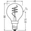 LED Retrofit CLASSIC P 4W 865 Clear E14 thumbnail 113