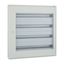 Complete surface-mounted flat distribution board with window, white, 33 SU per row, 4 rows, type C thumbnail 7