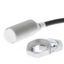 Proximity sensor, inductive, brass-nickel, Spatter-coating, M18, shiel thumbnail 4