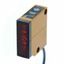 Photoelectric sensor, definite, 30 to 100 mm, DC, 3-wire, NPN, 2 m cab thumbnail 1