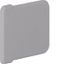 End cap made of PVC for slotted panel trunking BA6 30x25mm stone grey thumbnail 2