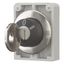 Key-operated actuator, Flat Front, maintained, 3 positions, MS3, Key withdrawable: I, 0, II, Bezel: stainless steel thumbnail 11
