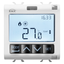 THERMOSTAT WITH HUMIDITY MANAGEMENT - KNX - 2 MODULES - WHITE - CHORUS thumbnail 1