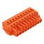 1-conductor female connector CAGE CLAMP® 2.5 mm² orange thumbnail 1